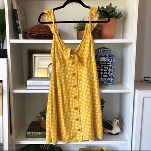 MUMU X The Salty Blonde yellow floral dress 💛🌞